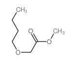 Acetic acid, 2-butoxy-,methyl ester结构式