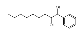 erythro-1-phenyl-1,2-dihydroxynonane结构式