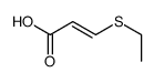 3-ethylsulfanylprop-2-enoic acid结构式