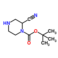 tert-Butyl 2-cyanopiperazine-1-carboxylate picture