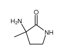 3-Amino-3-methyl-2-pyrrolidone Structure