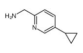 (5-cyclopropylpyridin-2-yl)Methanamine结构式