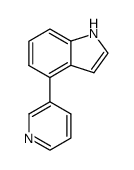 4-(3-pyridyl)indole Structure