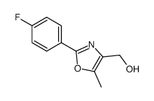 [2-(4-fluorophenyl)-5-methyl-1,3-oxazol-4-yl]methanol Structure