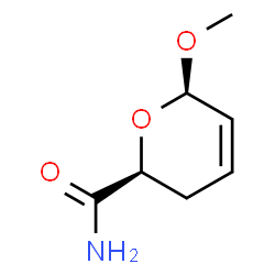 2H-Pyran-2-carboxamide,3,6-dihydro-6-methoxy-,cis-(9CI)结构式