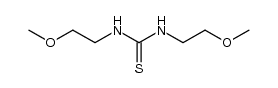 N,N'-Di(2-methoxyethyl)thioharnstoff结构式