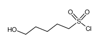 5-hydroxy-1-pentanesulfonyl chloride Structure