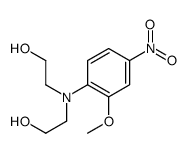 2-[N-(2-hydroxyethyl)-2-methoxy-4-nitroanilino]ethanol结构式