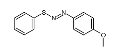 (p-Methoxy-phenyldiazo)-phenyl-sulfid Structure