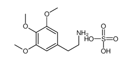 mescaline sulphate Structure