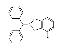 2-benzhydryl-4-fluoro-2,3-dihydro-1H-isoindole Structure