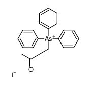 2-oxopropyl(triphenyl)arsanium,iodide Structure