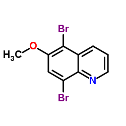 5,8-dibromo-6-methoxy-quinoline picture