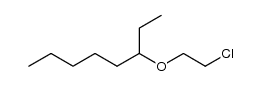 3-(2-chloroethoxy)octane结构式