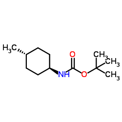 2-Methyl-2-propanyl (trans-4-methylcyclohexyl)carbamate Structure