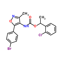 1-(2-Chlorophenyl)ethyl [5-(4-bromophenyl)-3-methyl-1,2-oxazol-4-yl]carbamate图片