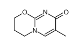 7-methyl-3,4-dihydro-2H,8H-pyrimido[2,1-b][1,3]oxazin-8-one结构式