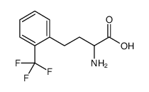 2-amino-4-[2-(trifluoromethyl)phenyl]butanoic acid结构式