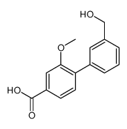 4-[3-(hydroxymethyl)phenyl]-3-methoxybenzoic acid Structure