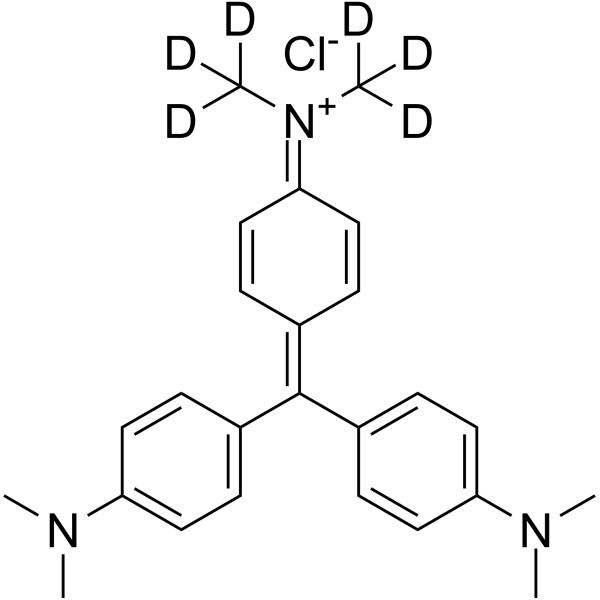 Crystal Violet-d6 Structure