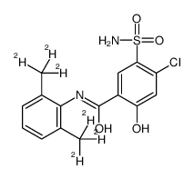 Xipamide-d6结构式