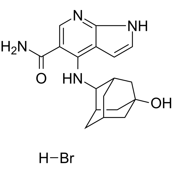 Peficitinib hydrobromide结构式