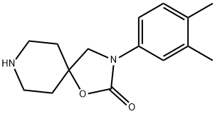 3-(3,4-Dimethylphenyl)-1-oxa-3,8-diazaspiro[4.5]decan-2-one structure