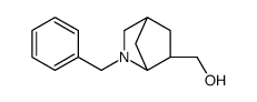 (2-Benzyl-2-azabicyclo[2.2.1]hept-6-yl)methanol结构式