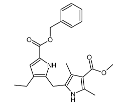 benzyl 3-ethyl-4'-methoxycarbonyl-3',5'-dimethyl-2,2'-dipyrrylmethane-5-carboxylate Structure