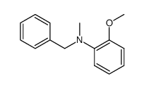 N-benzyl-N-methyl-o-anisidine Structure