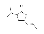 2-Oxazolidinone,3-(1-methylethyl)-5-(1-propenyl)-,[R-(E)]-(9CI) picture