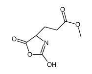 methyl (S)-2,5-dioxooxazolidine-4-propionate Structure