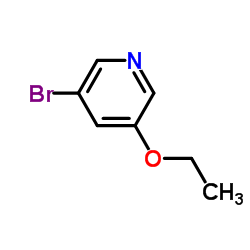 3-溴-5-乙氧基吡啶结构式