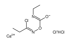 calcium,[(Z)-1-chloropropylideneamino] N-ethylcarbamate,dichloride结构式