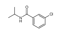 3-chloro-N-isopropylbenzamide结构式