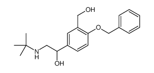 1-[4-(Benzyloxy)-3-(hydroxymethyl)phenyl]-2-[(2-methyl-2-propanyl )amino]ethanol Structure