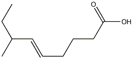 (E)-7-methyl-5-nonenoic acid Structure