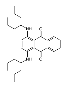 1,4-bis(heptan-4-ylamino)anthracene-9,10-dione结构式