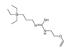 1-(2-ethenoxyethyl)-3-(3-triethylsilylpropyl)thiourea结构式