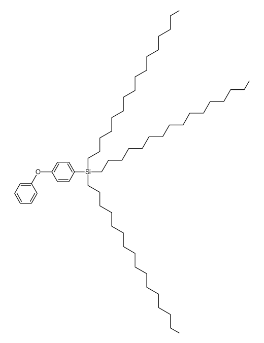 trihexadecyl-(4-phenoxy-phenyl)-silane结构式