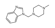 1-[(4-methylpiperazin-1-yl)methyl]benzimidazole Structure