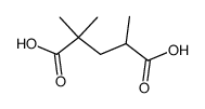 1,1,3-trimethyl glutaric acid Structure