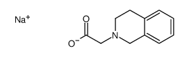 sodium,2-(3,4-dihydro-1H-isoquinolin-2-yl)acetate结构式