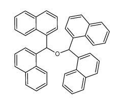 bis[di(1-naphthyl)methyl] ether结构式