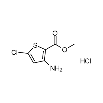 Methyl 3-amino-5-chlorothiophene-2-carboxylate hydrochloride Structure