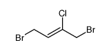 1,4-dibromo-2-chlorobut-2-ene结构式