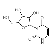 3-[3,4-dihydroxy-5-(hydroxymethyl)oxolan-2-yl]-1H-pyrimidine-2,4-dione Structure