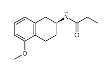 N-[(2S)-1,2,3,4-Tetrahydro-5-Methoxy-2-Naphthalenyl]Propanamide Structure