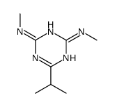 2-N,4-N-dimethyl-6-propan-2-yl-1,3,5-triazine-2,4-diamine结构式