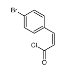 2-Propenoyl chloride, 3-(4-bromophenyl)- Structure